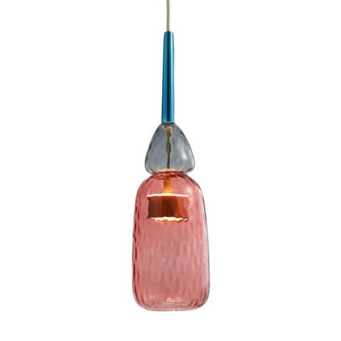 Modern Glass Pendant Light with Adjustable Cord for Ambient Lighting
