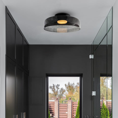 Modern Layered Glass LED Ceiling Light for Contemporary Living Spaces