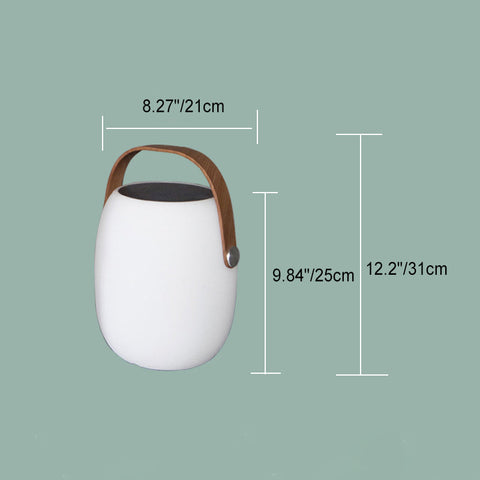 Portable Solar Basket LED Lamp for Outdoor Ambient Lighting