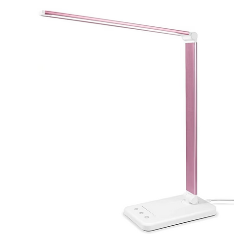 Adjustable LED Desk Lamp with Touch Controls, Dimmable Settings and USB Port