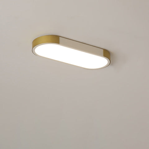 Rectangular Ring LED Flush Mount Ceiling Light for Modern Interiors