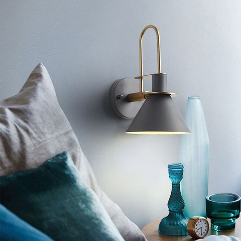 Nordic Metal Wall Sconce for Bedrooms, Kitchens, and Living Rooms