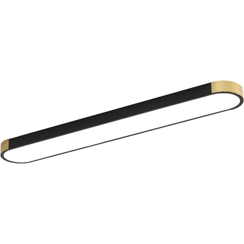Rectangular Ring LED Flush Mount Ceiling Light for Modern Interiors