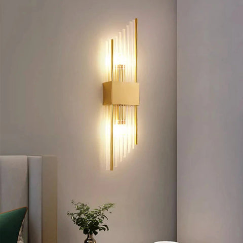 Crystal Wall Sconce with E14 Socket