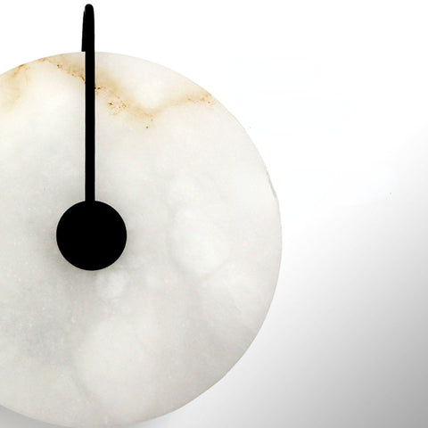 Natural Marble LED Wall Sconce for Bedrooms, Bathrooms, and Hallways