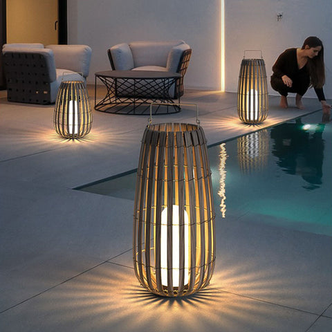 Wood Lantern-Style Light for Patios, Entryways, and Covered Spaces