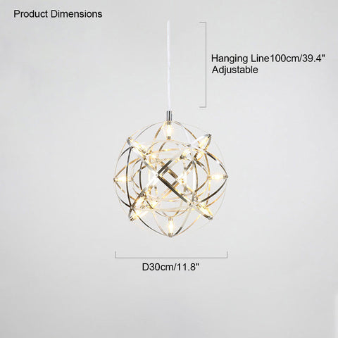 Designer LED Sphere Chandelier