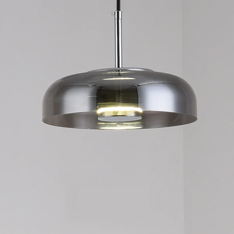 Glass LED Pendant Light with Color Options