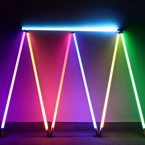Rechargeable RGB LED Tube Light for Photography and Room Ambience