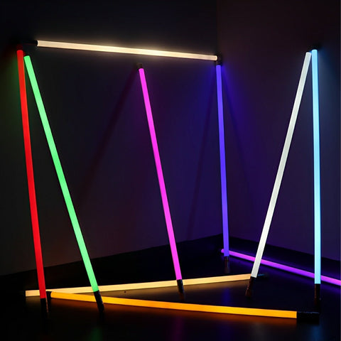 Rechargeable RGB LED Tube Light for Photography and Room Ambience
