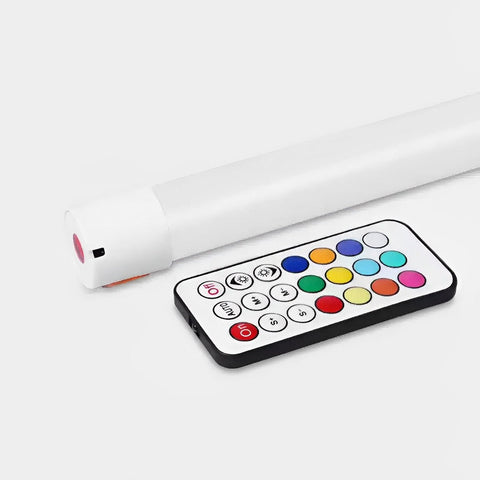 Rechargeable RGB LED Tube Light for Photography and Room Ambience