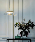 Glass LED Pendant Light with Color Options