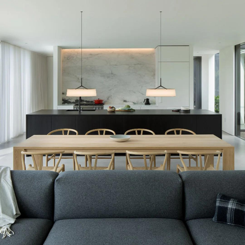 Pendant Light with Minimalist Metal Shade