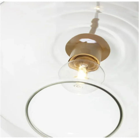 Faceted Glass Pendant Light for Dining and Living Room Accent Lighting