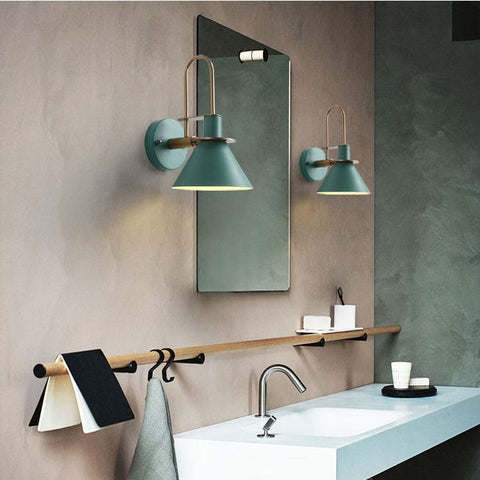 Nordic Metal Wall Sconce for Bedrooms, Kitchens, and Living Rooms