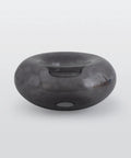 Amber Glass Globe Flush-Mount Ceiling Light