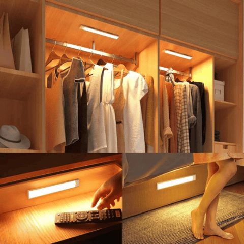 Rechargeable Motion Sensor LED Light with Magnetic Mount
