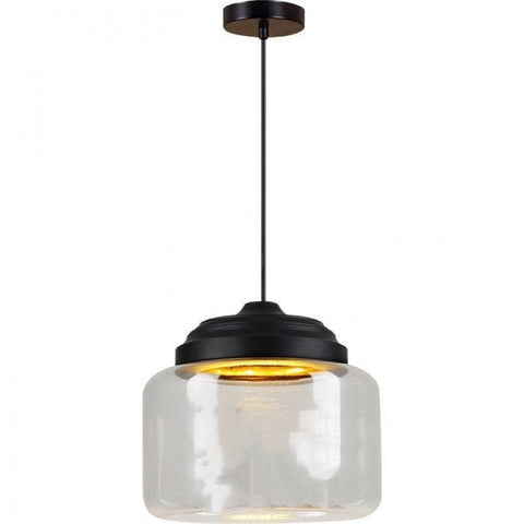 Pendant Light with Glass Display Shade and Playful Zoo Detail