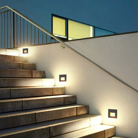Recessed LED Deck and Step Light for Outdoor Stairs and Pathways