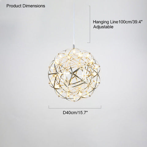 Designer LED Sphere Chandelier