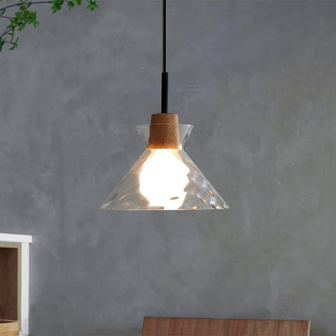 Pendant Light with Clear Glass Shade