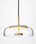 Glass LED Pendant Light with Color Options