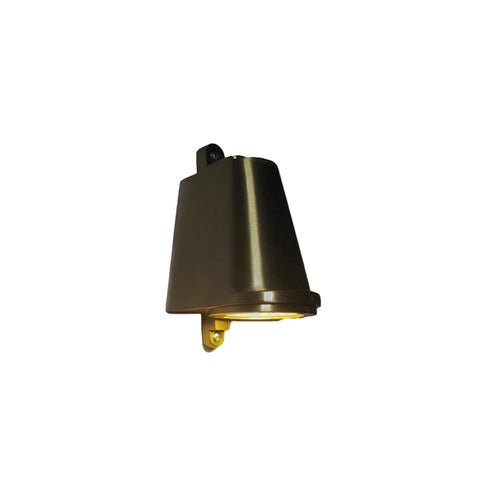 Outdoor Wall Light with Bell Shade and Focused LED Beam