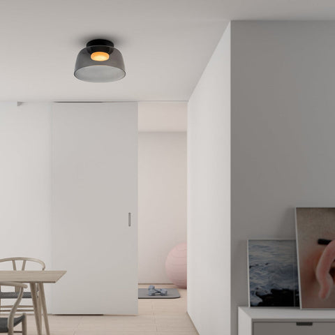 Modern Layered Glass LED Ceiling Light for Contemporary Living Spaces