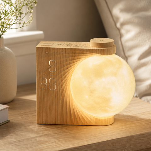 Sunrise Alarm Clock with Globe Light and Digital Display