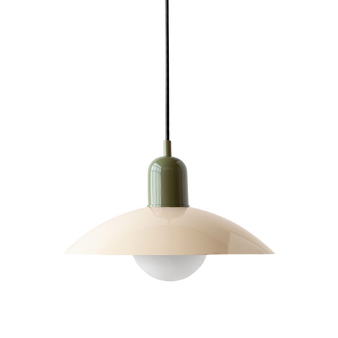 Shallow Dome Pendant Light for Kitchen Islands and Dining Tables