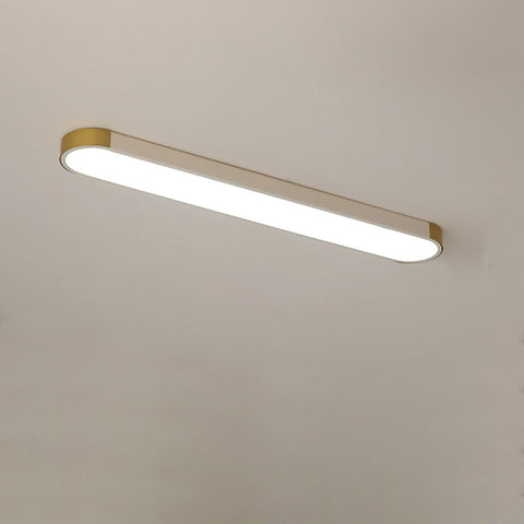 Rectangular Ring LED Flush Mount Ceiling Light for Modern Interiors