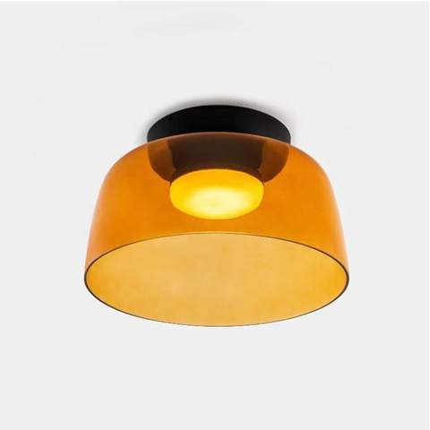Modern Layered Glass LED Ceiling Light for Contemporary Living Spaces