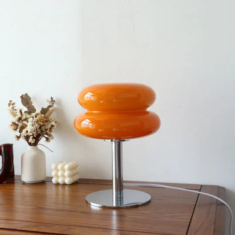 Cordless Bauhaus Style LED Table Lamp with Touch Dimming for Modern Interiors