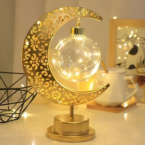 Crescent Moon LED Table Lamp