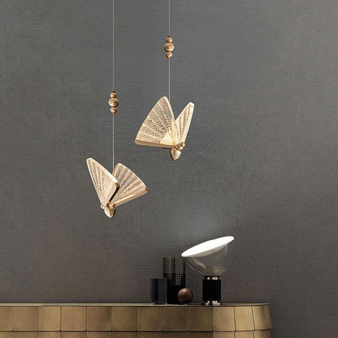 Butterfly LED Pendant Light for Kids' Bedroom and Playroom Lighting