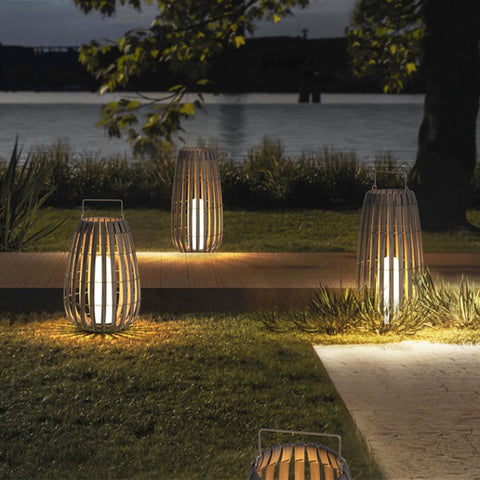 Wood Lantern-Style Light for Patios, Entryways, and Covered Spaces