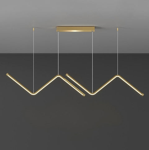Linear LED Pendant Light for Kitchen Island and Dining Room Lighting