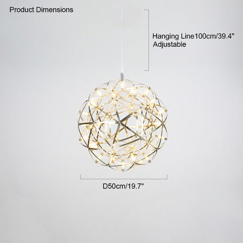 Designer LED Sphere Chandelier