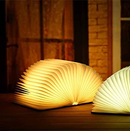 Rechargeable Foldable LED Book Lamp for Portable Ambient Lighting