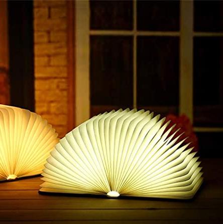 Rechargeable Foldable LED Book Lamp for Portable Ambient Lighting