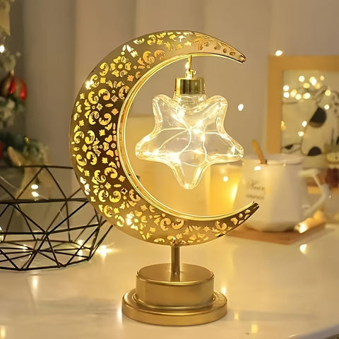 Crescent Moon LED Table Lamp
