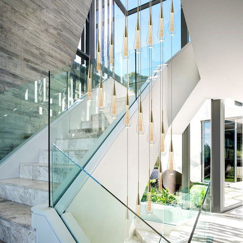 Crystal Teardrop Pendant Light for Bedrooms, Dining Rooms, and Lounges