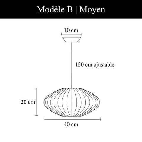Japandi Silk Pendant Light for Calm Dining Rooms and Living Spaces