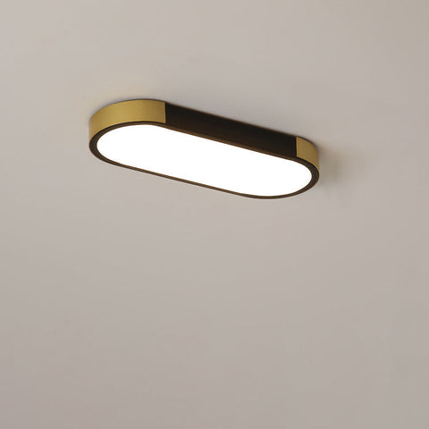 Rectangular Ring LED Flush Mount Ceiling Light for Modern Interiors