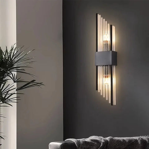 Crystal Wall Sconce with E14 Socket