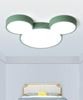 Cartoon Mouse-Ear LED Flush Mount Ceiling Light — product view
