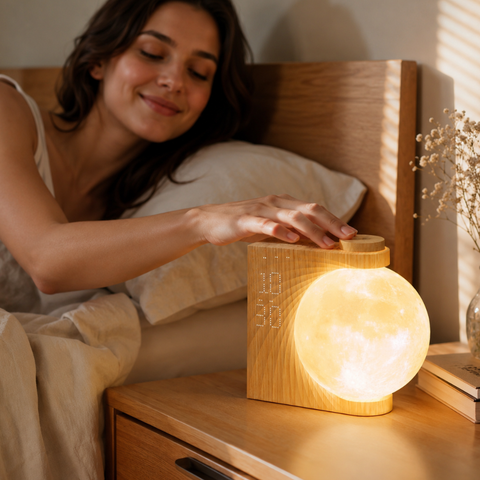 Sunrise Alarm Clock with Globe Light and Digital Display