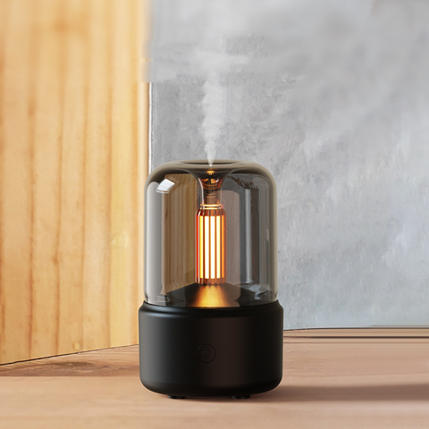 USB Humidifier Night Light with Candle-Style Glow — product view
