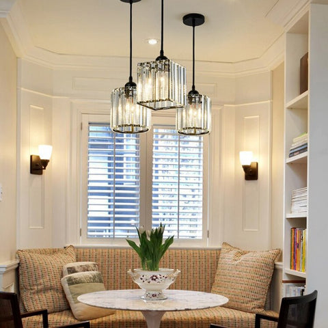 Ribbed Glass Cluster Pendant Light for Dining Tables and Kitchens