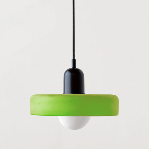 Bauhaus Glass Pendant Light with Adjustable Suspension for Modern Interiors